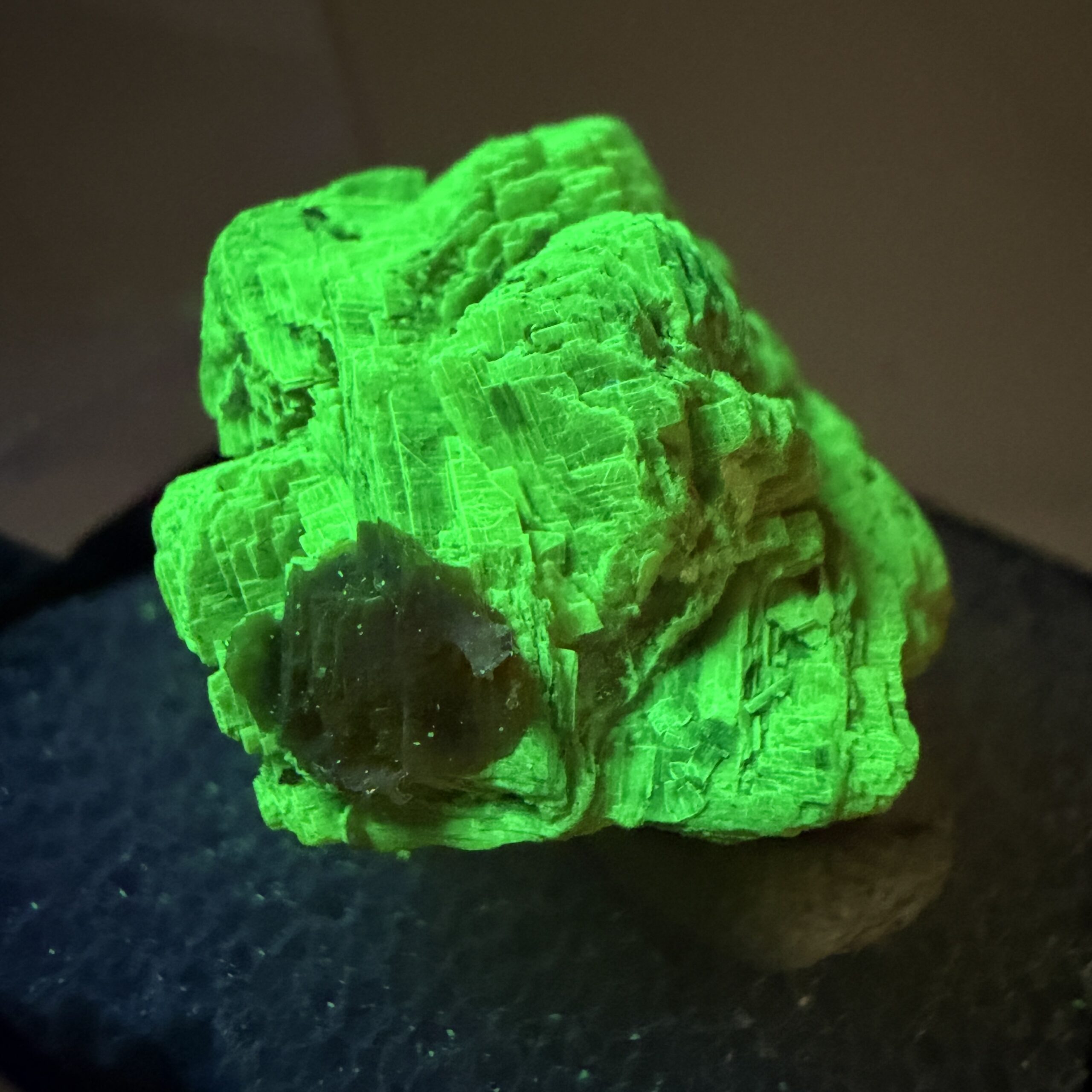 Autunite: Daybreak Mine, Mount Kit Carson, Spokane County