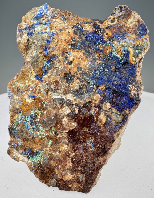 Metazeunerite, Azurite, Dolomite