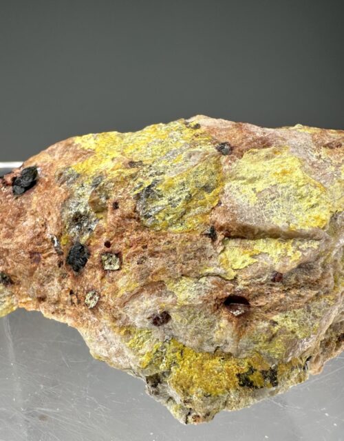 Uraninite, Autunite, Microcline