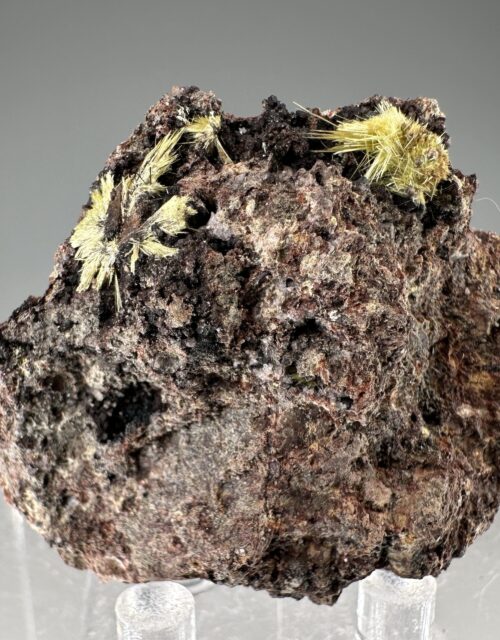 Uranophane, Goethite