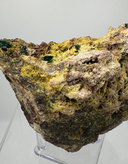 Uranophane, Sklodowskite, Malachite