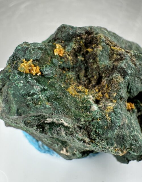 Kasolite, Malachite