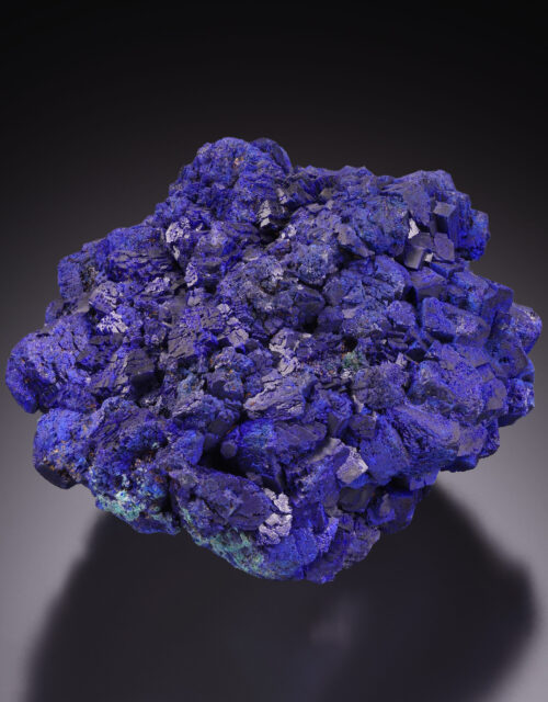 Azurite "Rose" with minor Malachite