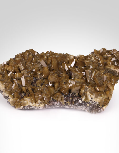 Barite on Fluorite