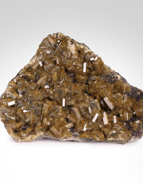 Barite on Fluorite