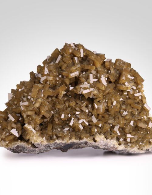 Barite on Fluorite