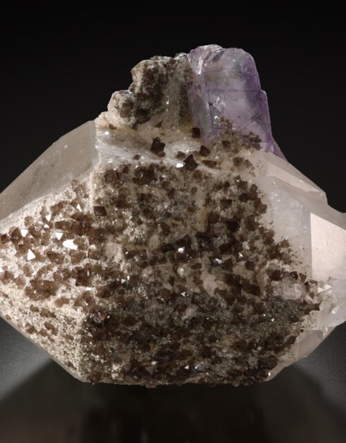 Scheelite, Fluorite, Quartz