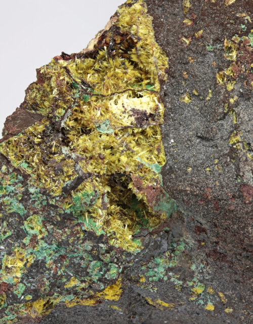 Uranophane, Malachite, Digenite