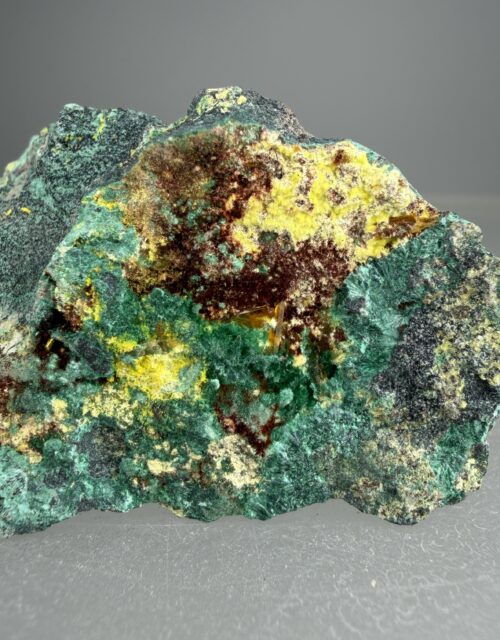 Uranophane, Sklodowskite, Malachite