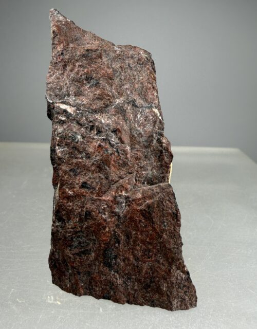 Uraninite var. Pitchblende, Hematite